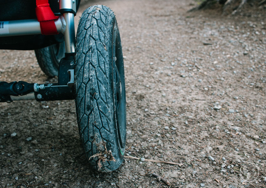 Kinderwagen auf dem Tegernseer Höhenweg