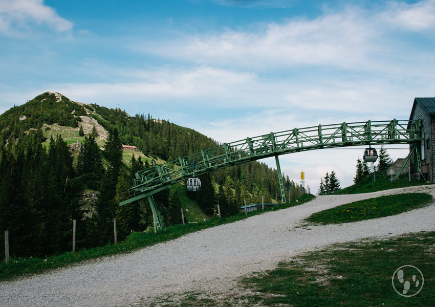 Wallbergbahn mit Wallberggipfel