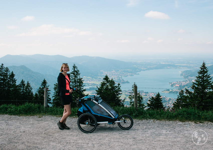 Auf dem Wallberg mit Kinderwagen