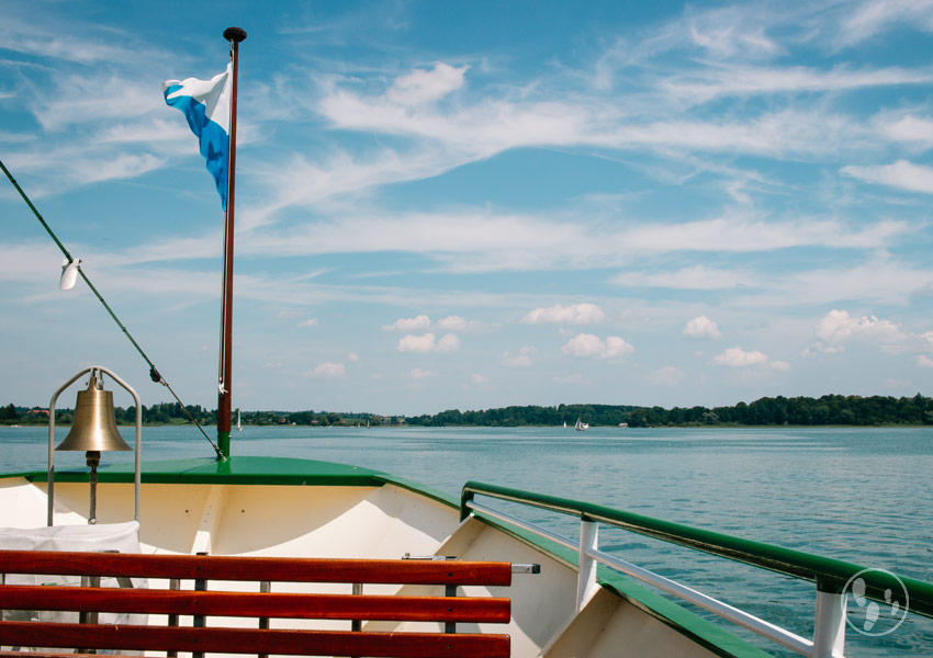 Bootsfahrt auf dem Chiemsee zur Herreninsel