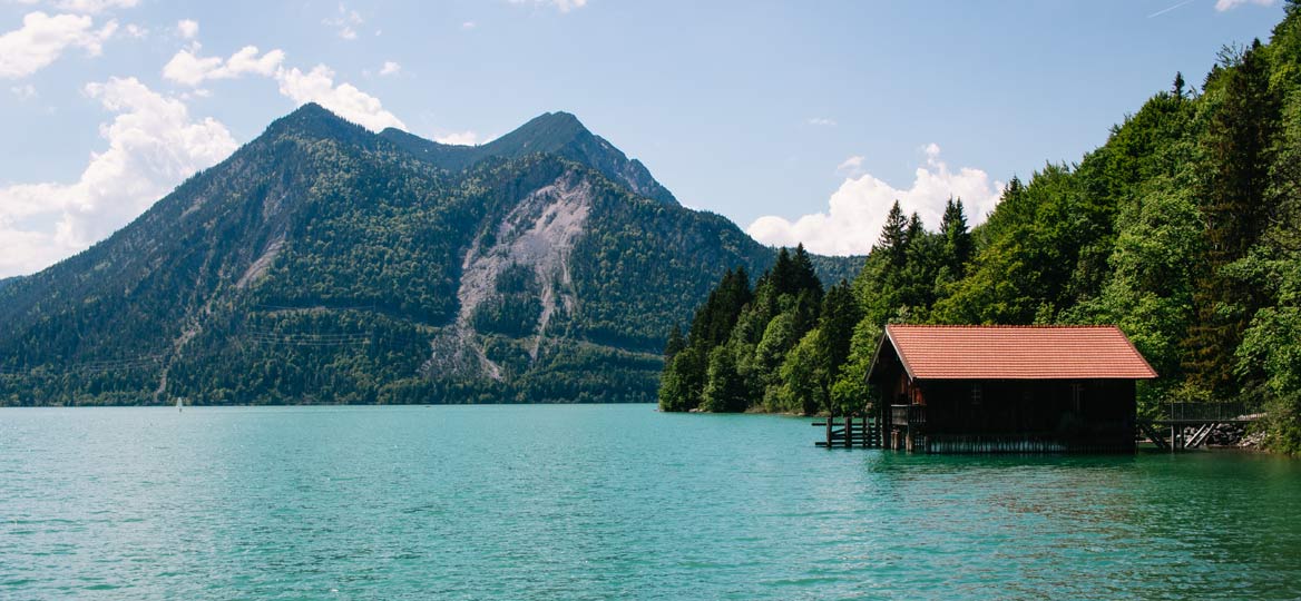 Der Walchensee - einer der schönsten seen in oberbayern