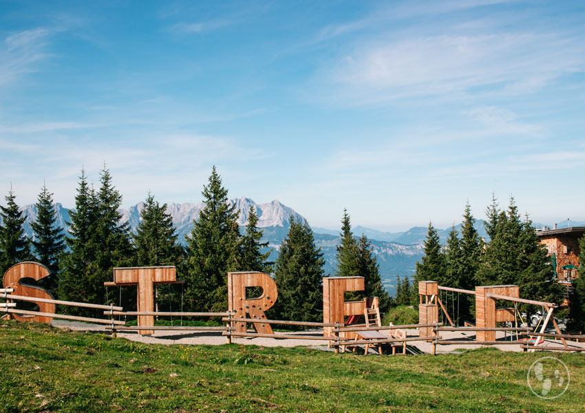 Kinderwagenwanderung in Kitzbühel: Streif Panoramaweg