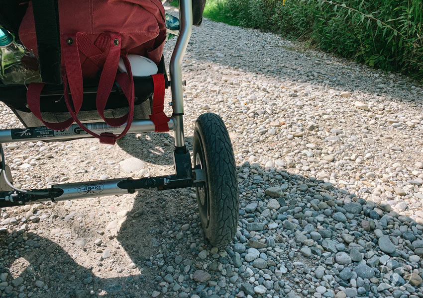 Mit Kinderwagen auf dem Hohenbrunner Rundwanderweg: Walderlebnisweg bei München