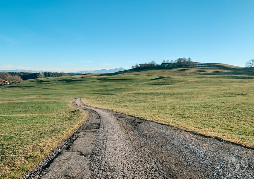 Blick zum Weyarner Lindl