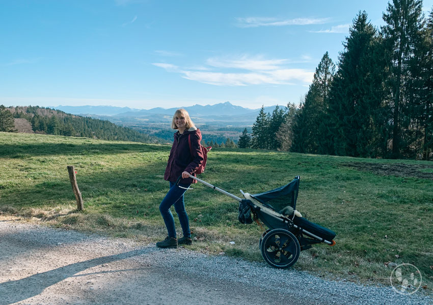 Wandern mit Hike Kid am Taubenberg