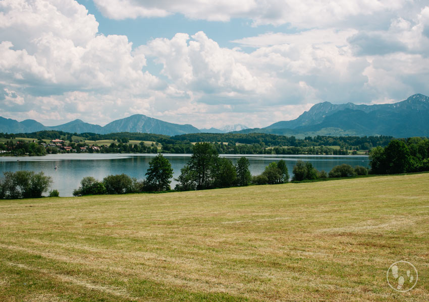 Blick auf den Riegsee