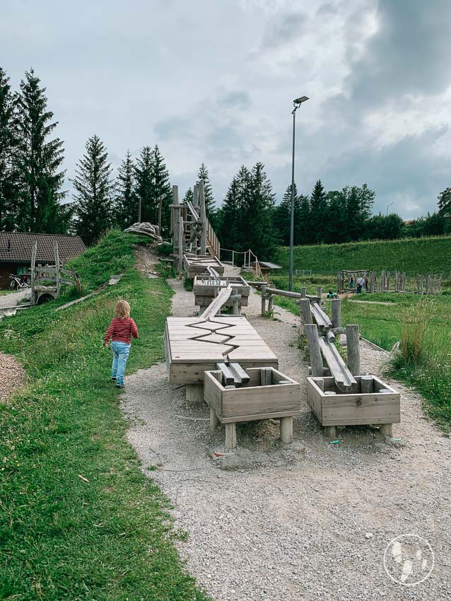 Flösserspielplatz Krün Murmelbahn