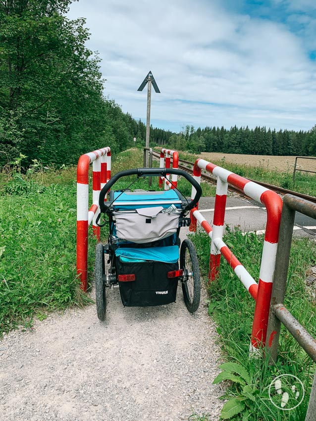 Bahnübergang im Mangfalltal